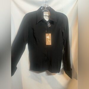 NWT Y2K Seine Button Down Top Size M